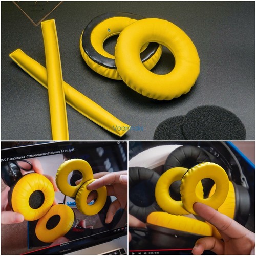 Yellow ear pads cushion for - ear,