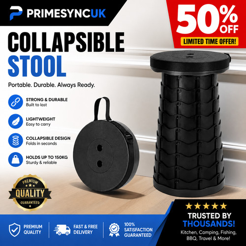 Heavy duty folding - folding, stool