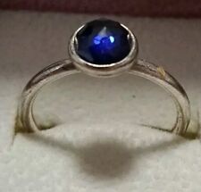 Pandora *SEPTEMBER* Birthstone Ring Blue Sapphire Size i