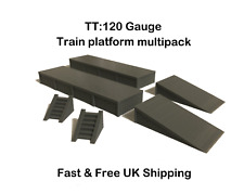 TT:120 Gauge - Model Railway Train Platform - Multiple pieces!