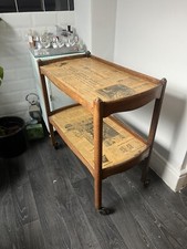 Antique 20th Century Good Quality Tea Trolley metal Casters immaculate condition