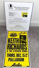 KEITH RICHARDS SIGNED LIVE AT