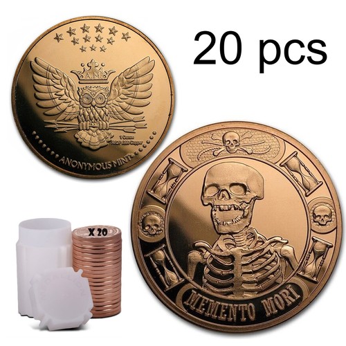 1oz memento mori - x, copper