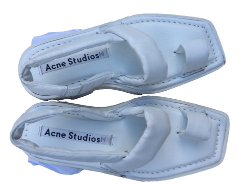 Acne studios white leather - studios,