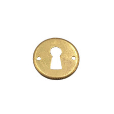 Small round brass single - small,