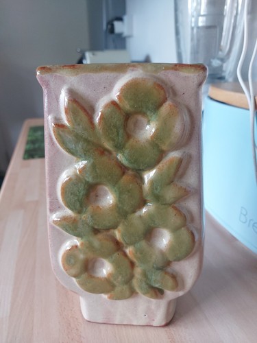 Mcm pottery vase vgc - vase,