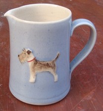 200ml 'Schnauzer Dog Portrait' Pottery Milk/Cream Jug