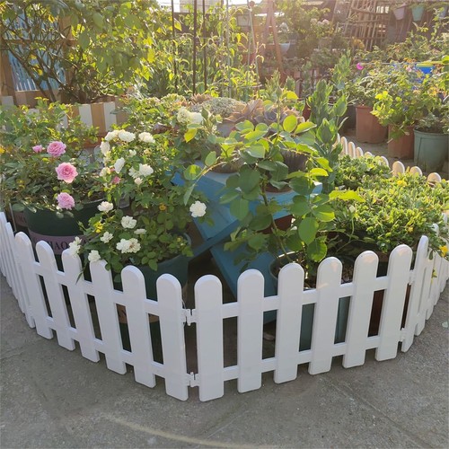White edgings garden picket - edgings,