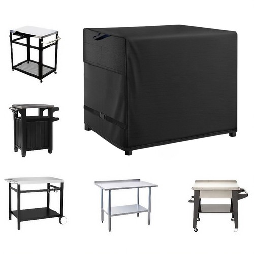 Prep cart cover - pizza, oven