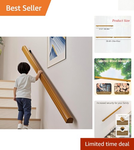 4ft wooden stair railing - 4ft,