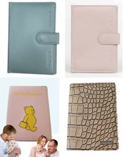 New Antler Passport Covers Golunski Gracie Mae Baby Pink Blue