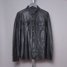 ALL SAINTS Leather Shirt