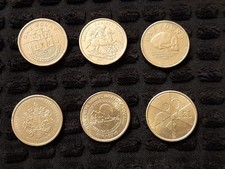 Gibraltar £1 6 Coin Bundle