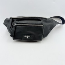 Guess women's black leather