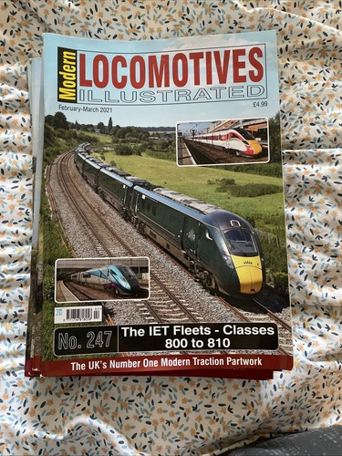 Modern locomotives illustrated - locomotives,