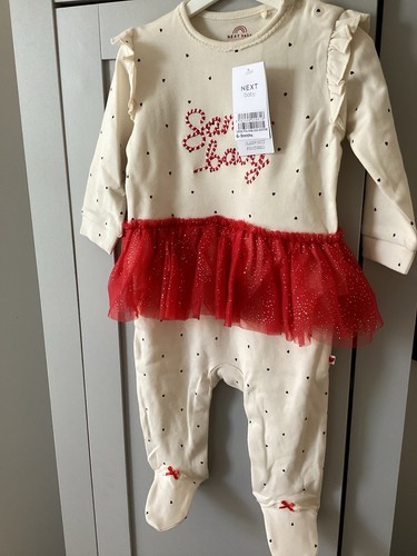 Next baby girls xmas romper - next,