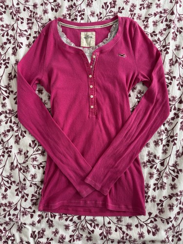 Vintage hollister pink ribbed - pink,