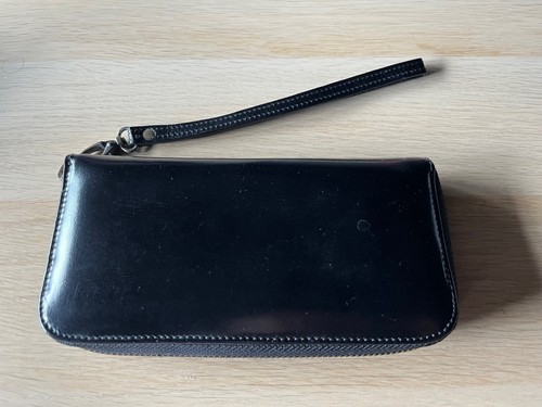 Ladies long black purse wallet - ladies,
