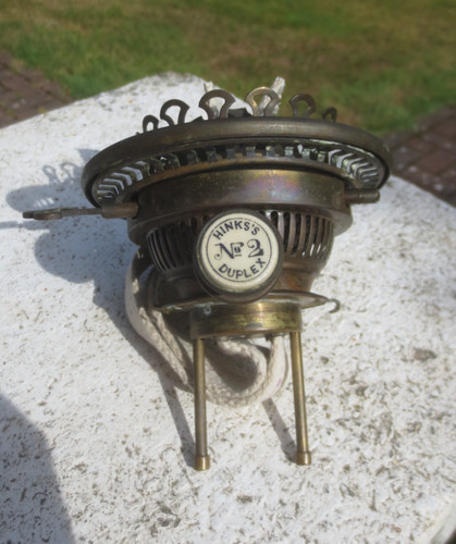 Antique brass hinks - no2, lever