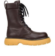 Bottega Veneta Bounce Boots Brown Leather Mens 8