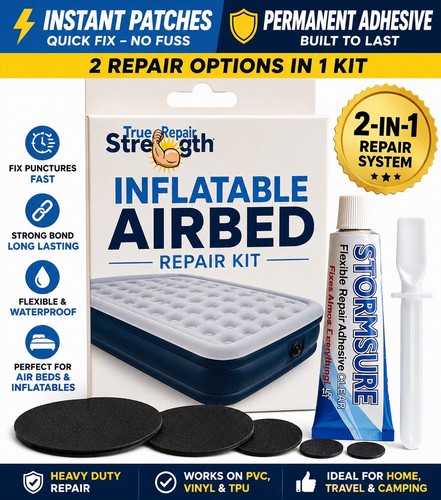 Inflatable mattress repair kit