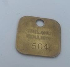 Ireland Colliery Miners Tally , Mining Lamp Check