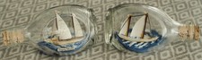 2 Miniture ship in bottle - Gypsy Moth. Sir Francis Chichester yacht.