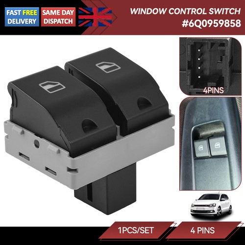 Double electric window switch - double,