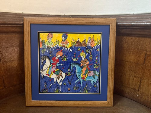 Framed turkish iznik large - framed,