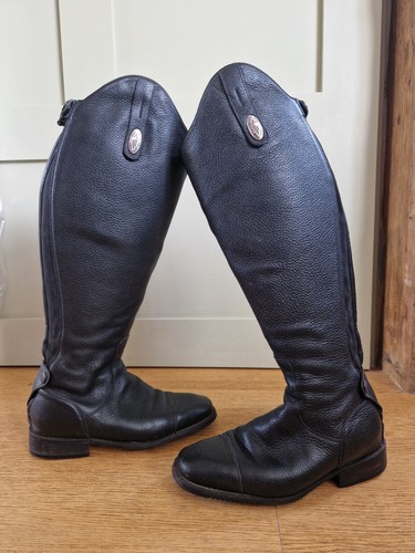 Deniro black long boots - black, boots/
