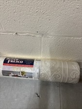 Superfresco Paintable Cameo Stripe White Durable Heavy Duty Wallpaper