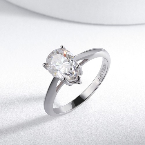 2ct vvs1 pear - 2ct, moissanite