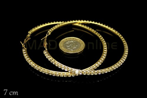Gold plated diamante - gold,