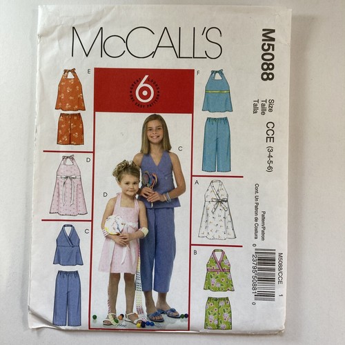 Mccalls 5088 girls - mccalls, halter