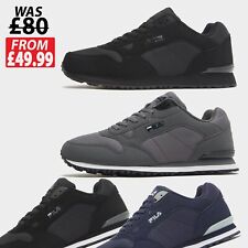 Mens FILA Cress Trainers Shoes (Sizes 6 to 12) BLACK, NAVY or GREY **New Design*