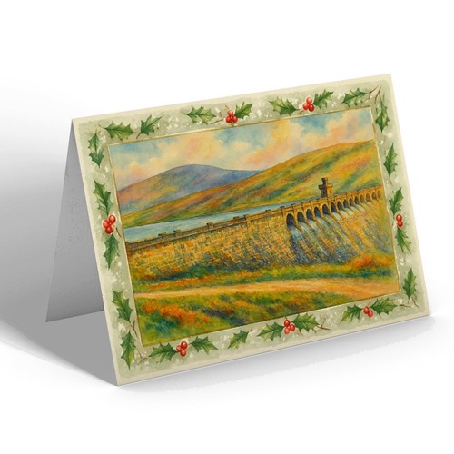 Xmas notelet angram - notelet,