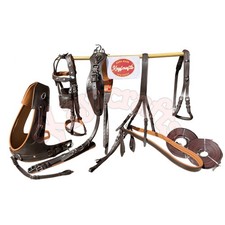 Brown and Tan Leather Horse