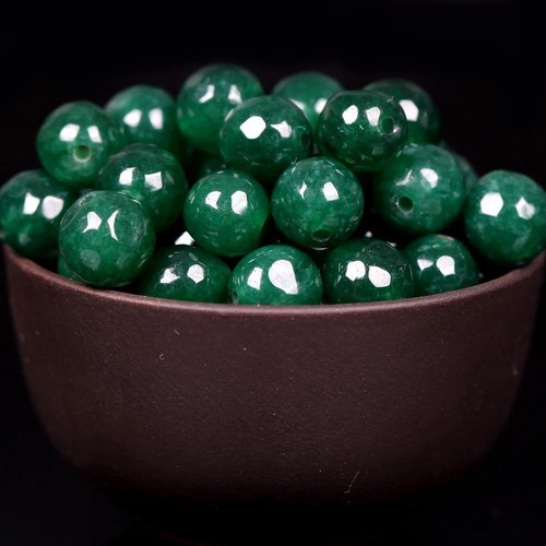 Natural gemstone round - natural, spacer
