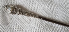 Silver hand button - silver,