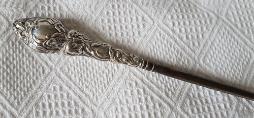 Silver hand button - button, ~