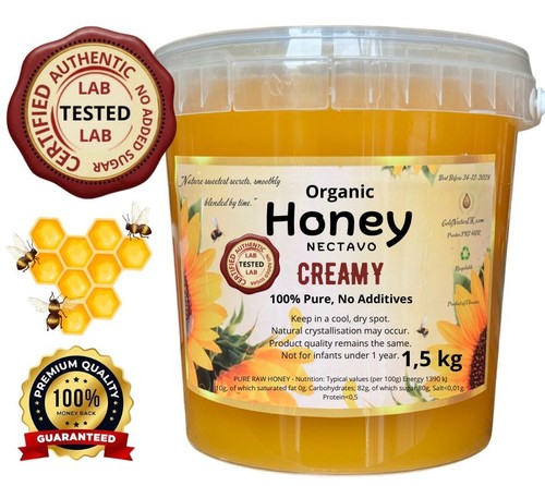 5kg honey wildflower 100 - 1.5kg, 100%