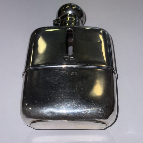 1903 1905 silver hip flask - flask, &