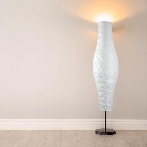 Paper floor lamp shade - lamp,