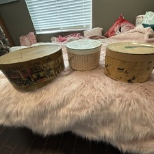 3 1950’s Vintage travel Hat