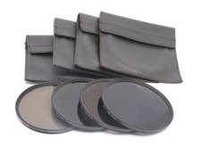 Heliopan Neutral Density ND Gray filters set 95mm thread: NDx8, x4, 2.0, 1.2