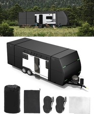 18-20ft Heavy Duty Caravan Cover Motorhome Cover with Door UV Hitch Cover & Bag