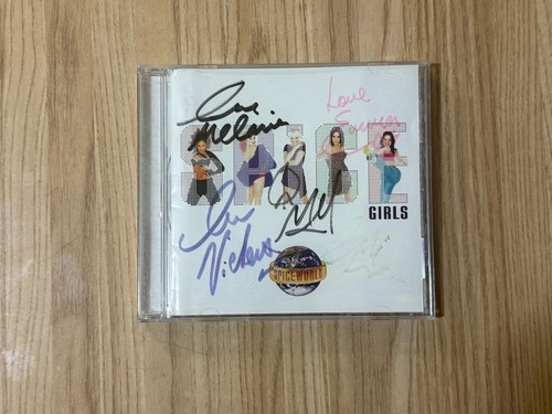 Spice girls signed autographed - girls,