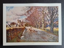 Antique 1908 print -