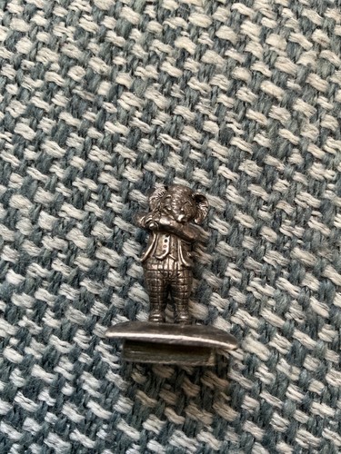 Vintage pewter rupert the - pewter,