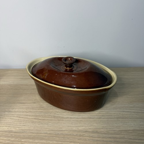 Vintage hull pottery brown - vintage,